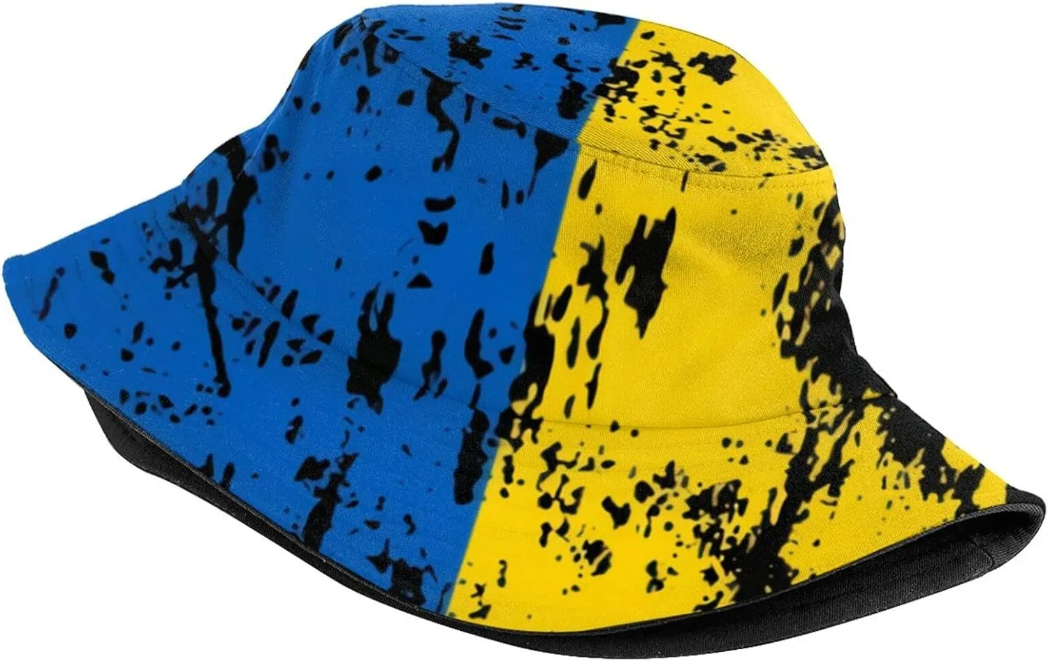 Ukraine Flag Bucket Hat Fashion Beach Sun Wide Brim Cap Outdoor Fisherman Hats for Women Men Teens