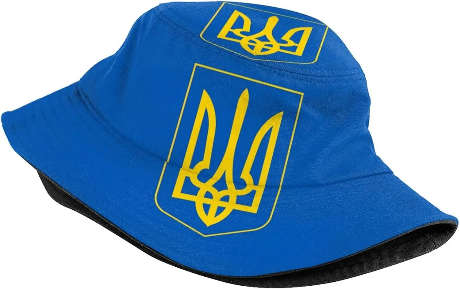 Ukraine Flag Bucket Hat Fashion Beach Sun Wide Brim Cap Outdoor Fisherman Hats for Women Men Teens