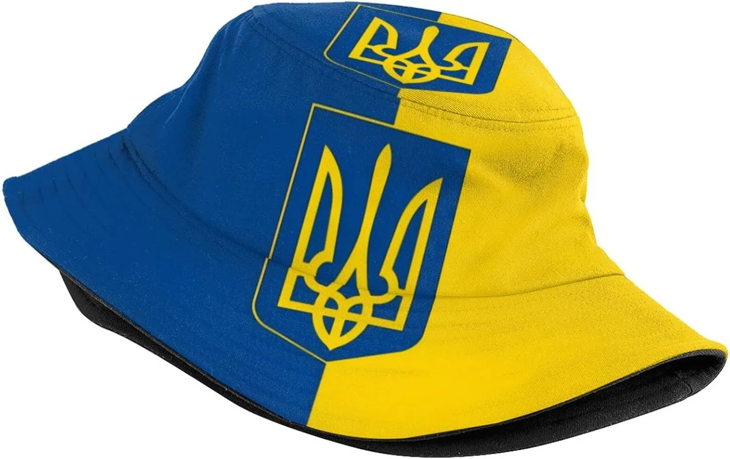 Ukraine Flag Bucket Hat Fashion Beach Sun Wide Brim Cap Outdoor Fisherman Hats for Women Men Teens
