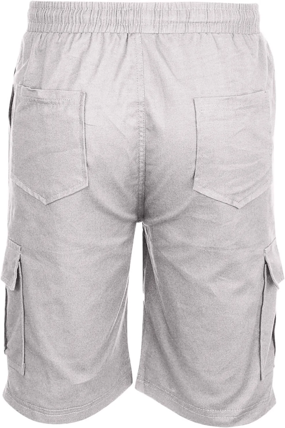 WENKOMG1 Mens Cotton Gym Shorts,Solid Elastic Waist Drastring Workout Shorts Running Jogging Trunks Basketball Shorts