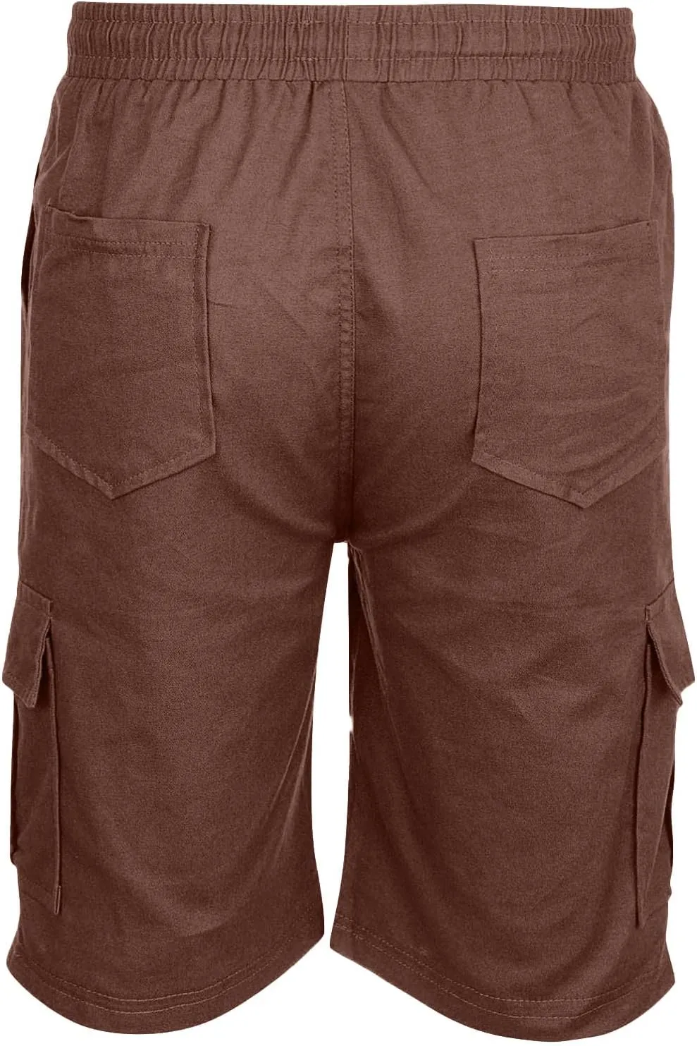WENKOMG1 Mens Cotton Gym Shorts,Solid Elastic Waist Drastring Workout Shorts Running Jogging Trunks Basketball Shorts