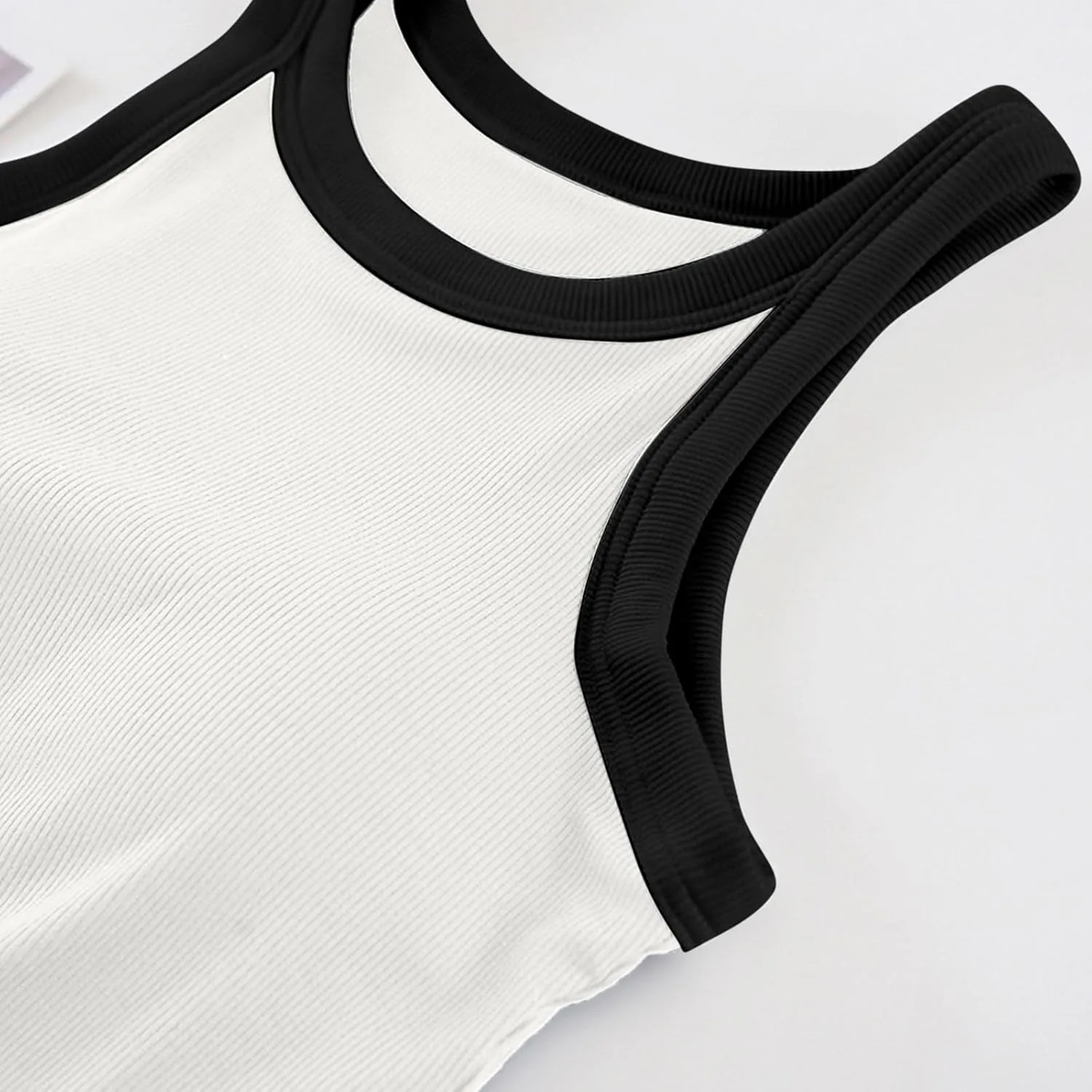 Wmens Crop Tank Tops with Built in Bra Halter High Neck Padded Yoga Shirts Sleeveless Basic Workout Camisoles Tees