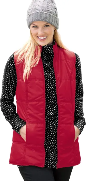 Woman Within Women's Plus Size Quilted Vest
