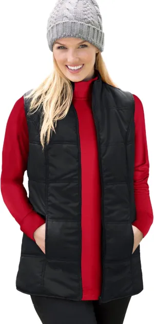 Woman Within Women's Plus Size Quilted Vest