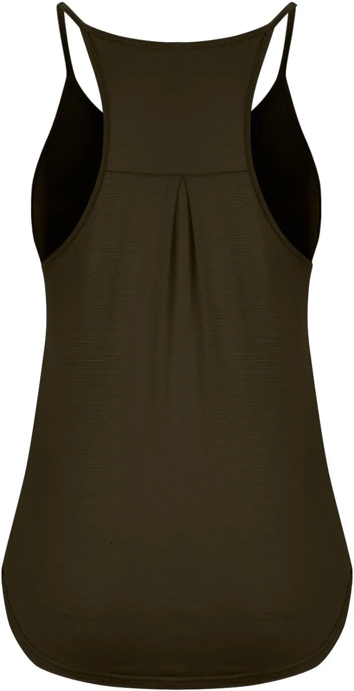 Women Workout Tank Tops Racerback Athletic Shirts Sleeveless Soft Loose Fit Ladies Yoga Running Hiking Clothes