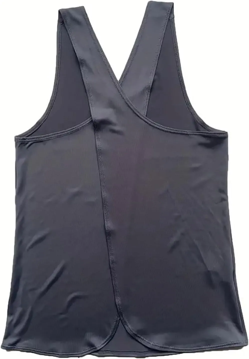 Women's Cross Open Back Workout Tank Tops Loose Fit Sleeveless Yoga Shirts Exercise Activewear for Running