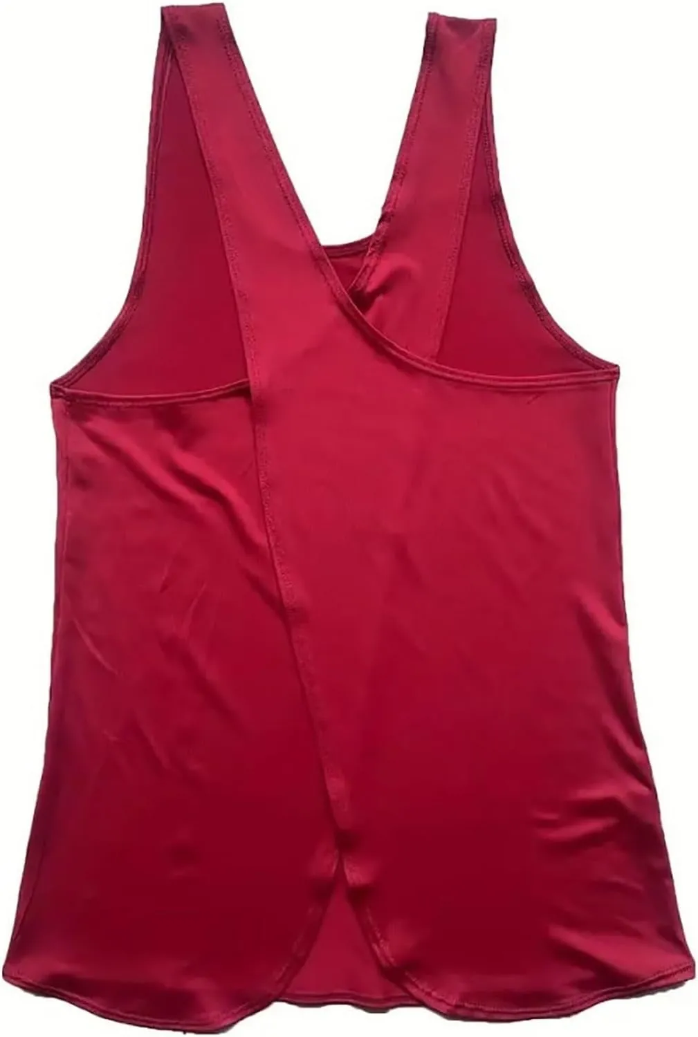 Women's Cross Open Back Workout Tank Tops Loose Fit Sleeveless Yoga Shirts Exercise Activewear for Running