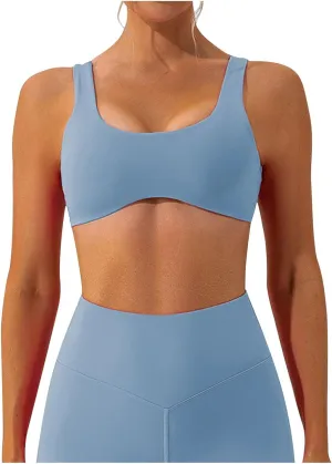 Women's Gym Workout Sports Bras Seanless No Underwire Quick Dry Bralette Comfy Yoga Running Bras