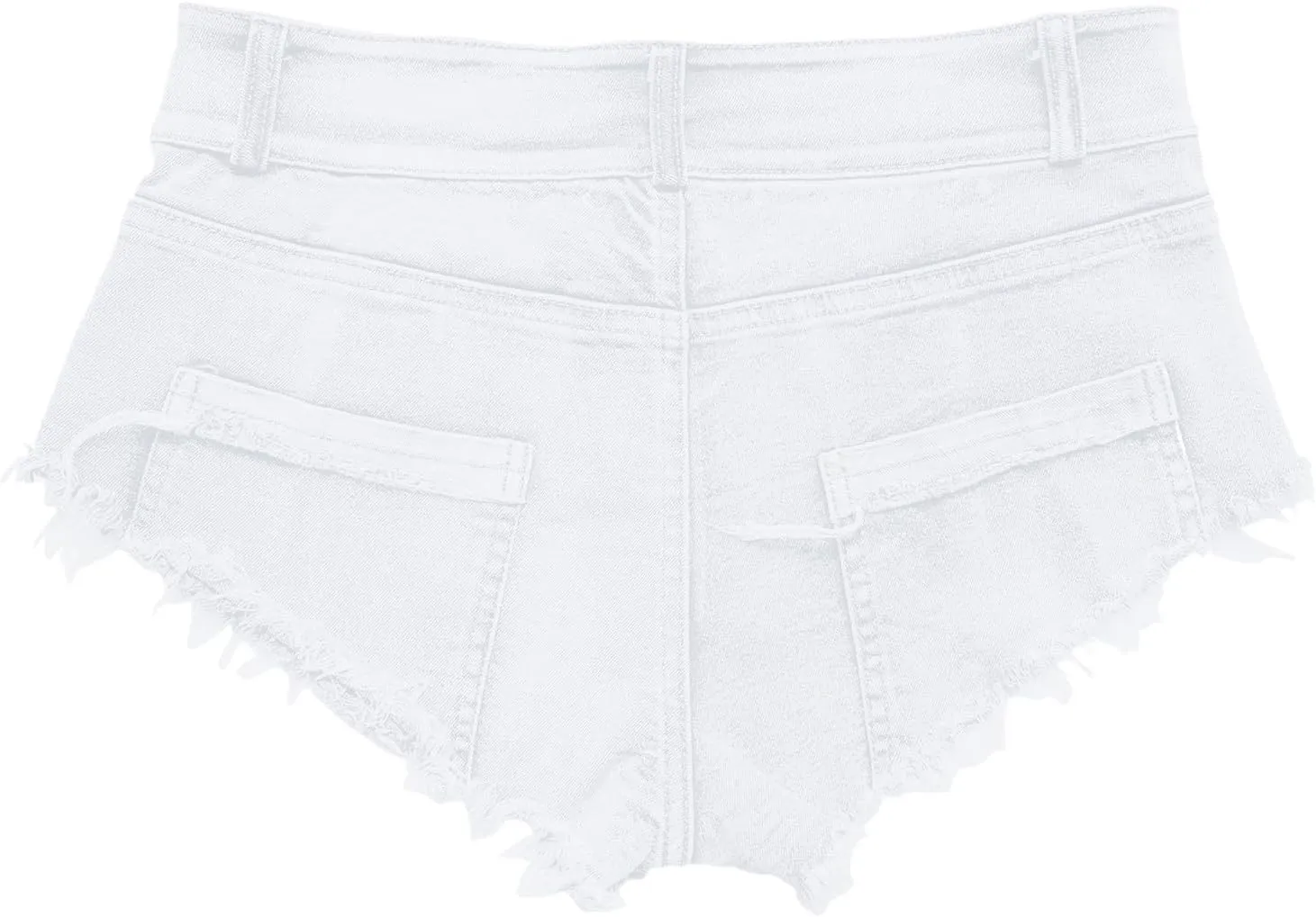 Women's High Waisted Stretchy Denim Shorts Summer Jeans Shorts Pompom Shorts Women