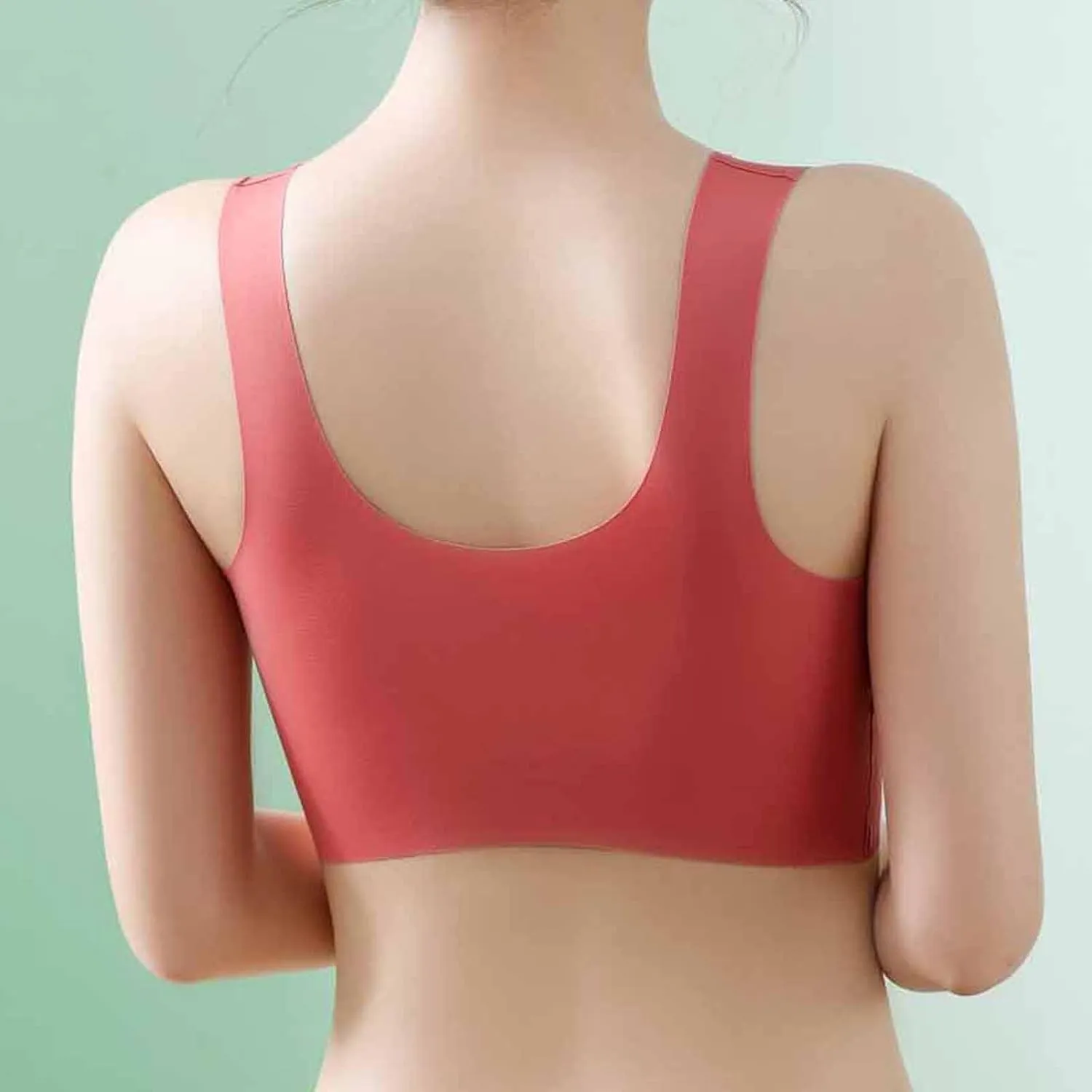 Women's Lace Wireless Nursing Bra with Front Button Supportive Soft Stretchy Comfortable Everyday Wireless Bralettes