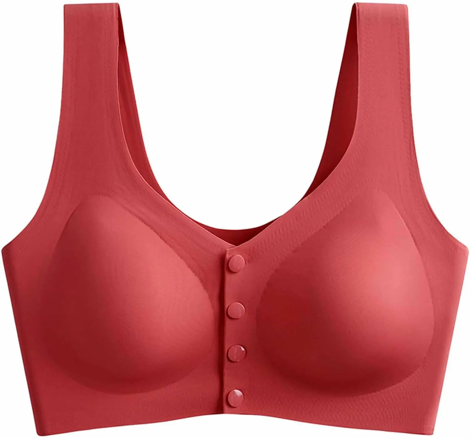 Women's Lace Wireless Nursing Bra with Front Button Supportive Soft Stretchy Comfortable Everyday Wireless Bralettes