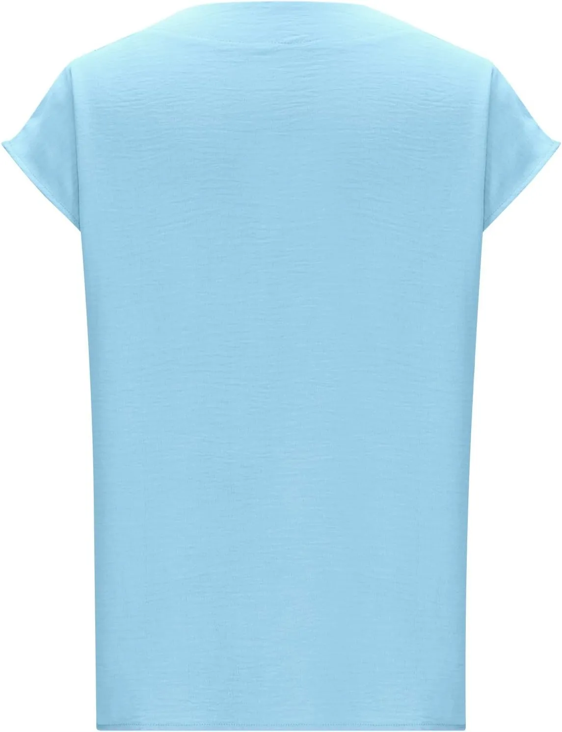 Womens Lightweight Cap Sleeve Tops Summer V Neck Tank Shirts Solid Color Basic Tee 2025 Fashion Casual Loose Fit Top