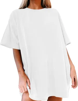 Women's Loose and Comfortable Oversized Trendy T Shirt Top Perfectly Tops
