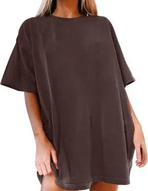 Women's Loose and Comfortable Oversized Trendy T Shirt Top Perfectly Tops