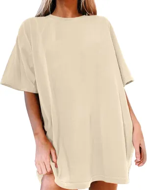Women's Loose and Comfortable Oversized Trendy T Shirt Top Perfectly Tops