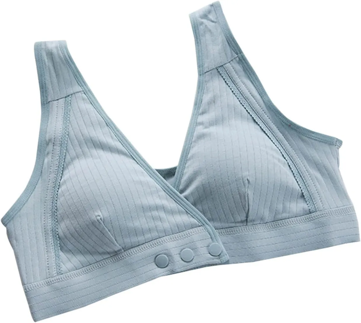 Women's Nursing Bra for Breastfeeding Front Snap Closure Bras Push Up Wireless Comfortable Plus Size Bras