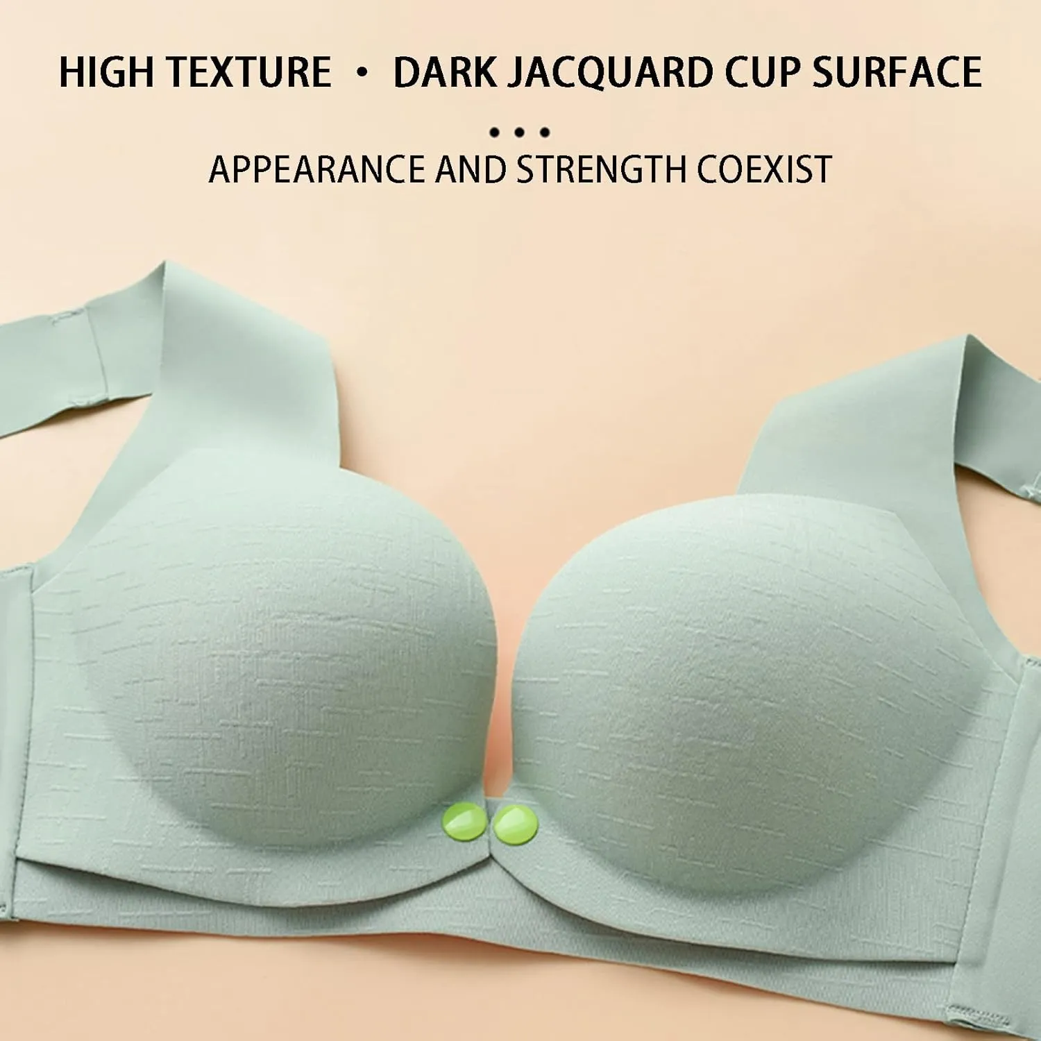 Women's Push Up Nursing Bra Wirefree Seamless Front Open Padded Cups Wide Straps Full Coverage Supportive Bras 2025