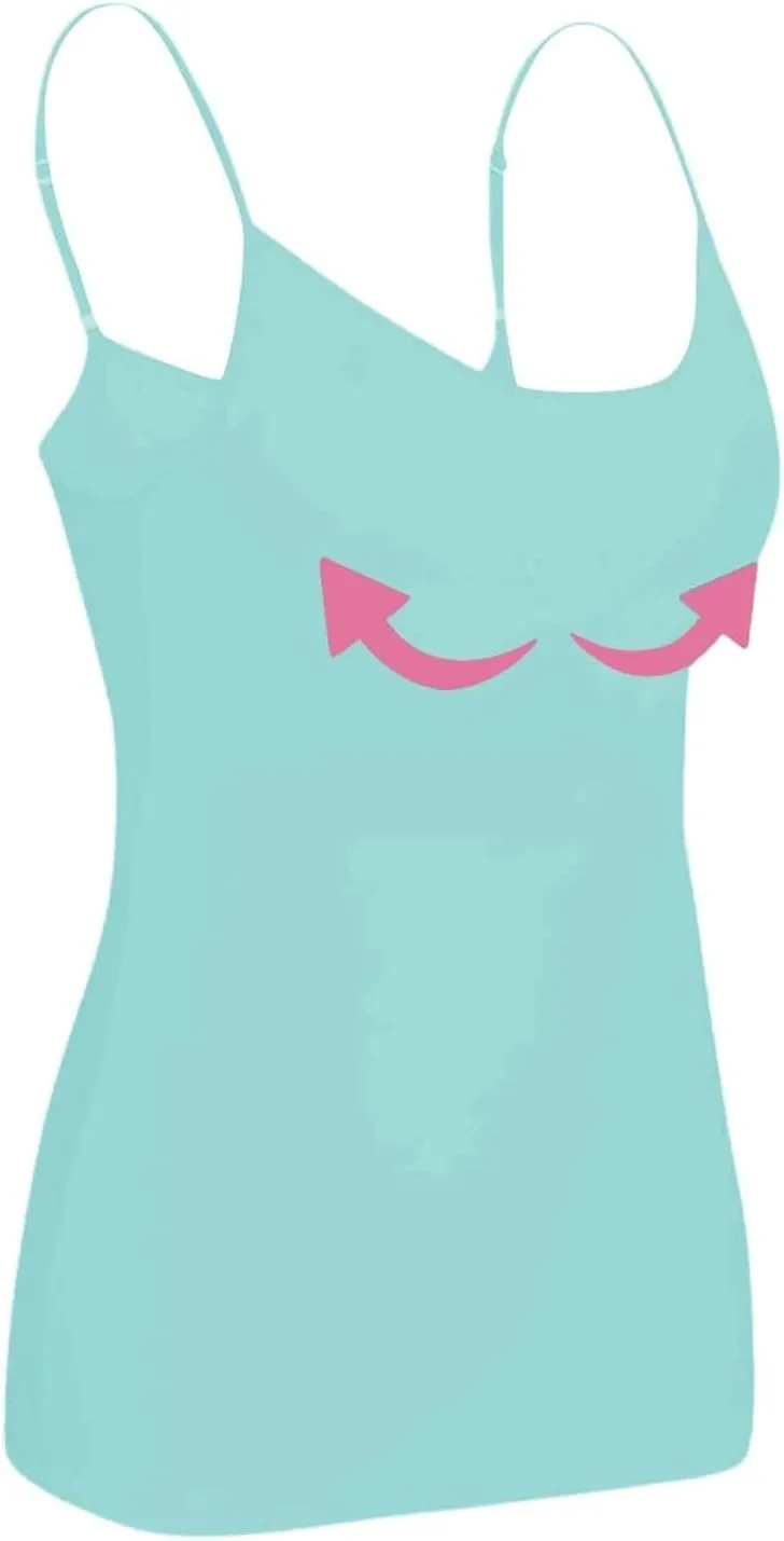 Women's Shaping Cami with Built in Bra, Tummy Control Shapewear Camisole Tops for Woman T-Shirt with Built-in Bra