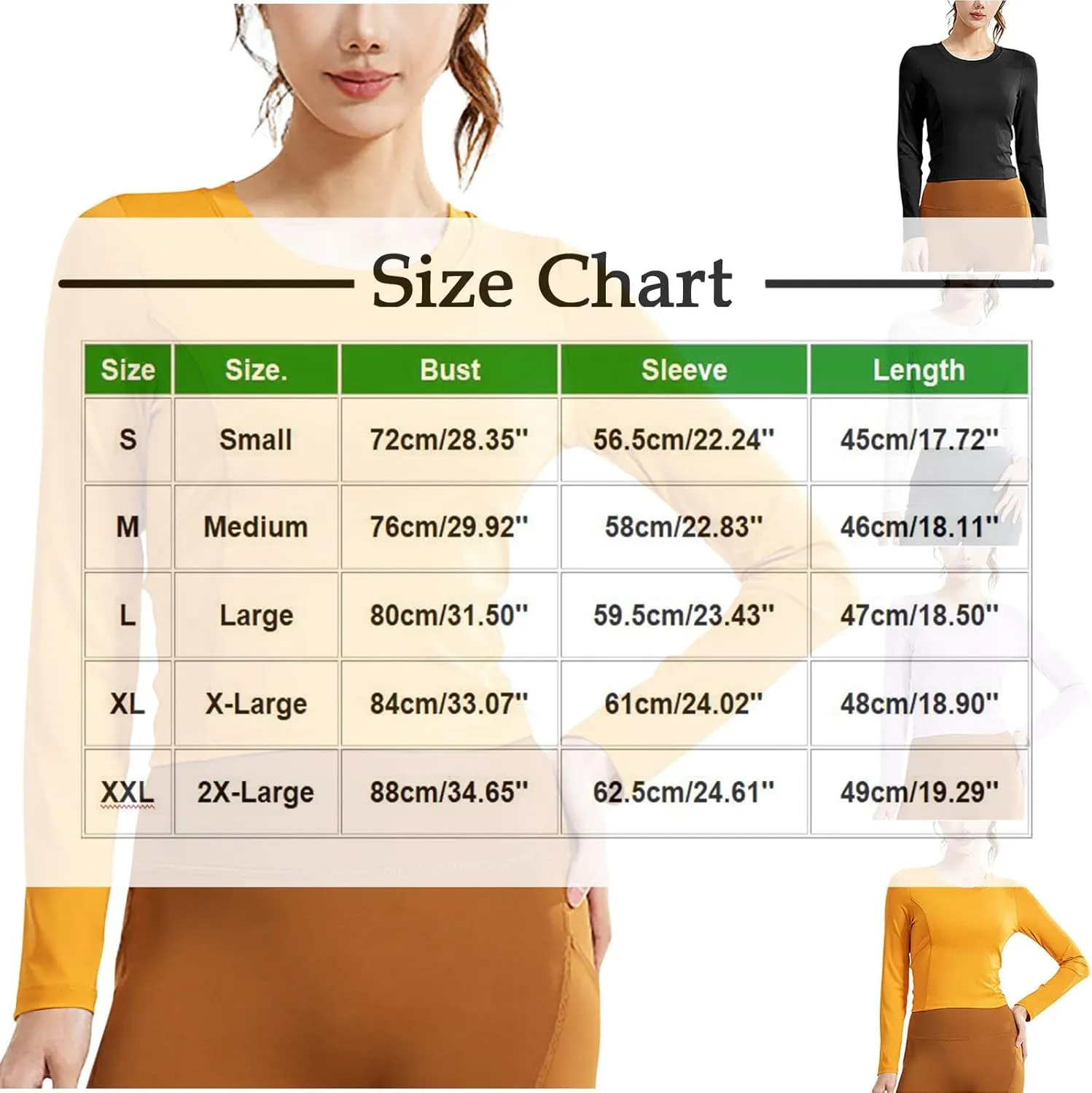 Workout Crop Top for Women Long Sleeve Athletic Slim Fit Yoga Shirt Casual Basic Tee Quick Dry Sports Activewear