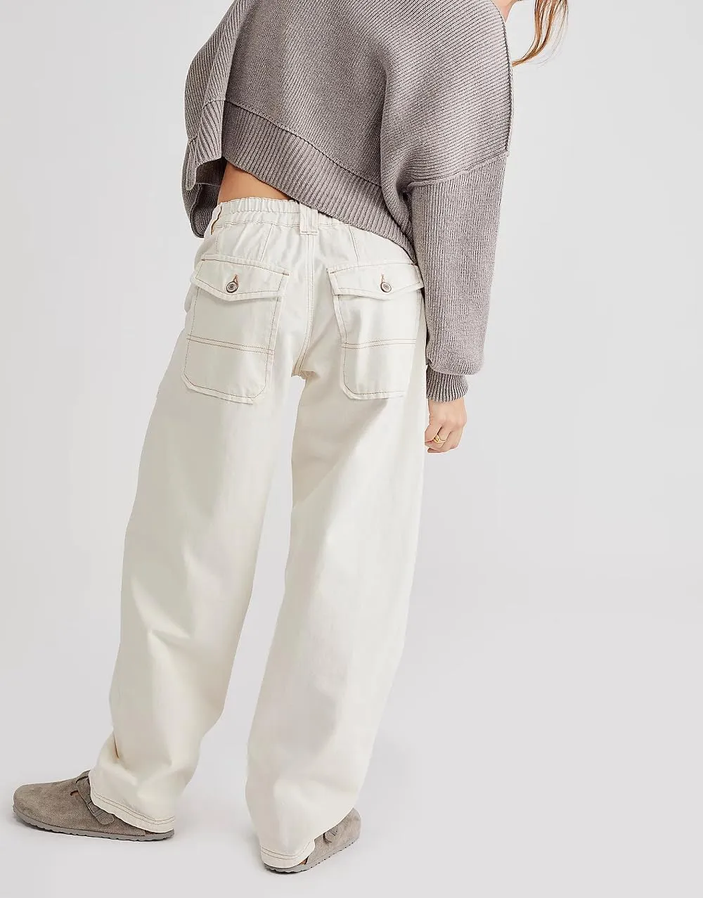 Y2k Baggy Jeans for Women Low Waist Wide Leg Denim Jeans Casual Cargo Pants Harajuku Pockets Trousers Streetwear