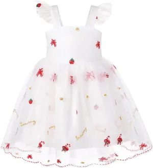 YOUNGER TREE Toddler Girl Tutu Dress Tulle Summer Dresses Party Princess Sundress for 1-6Y