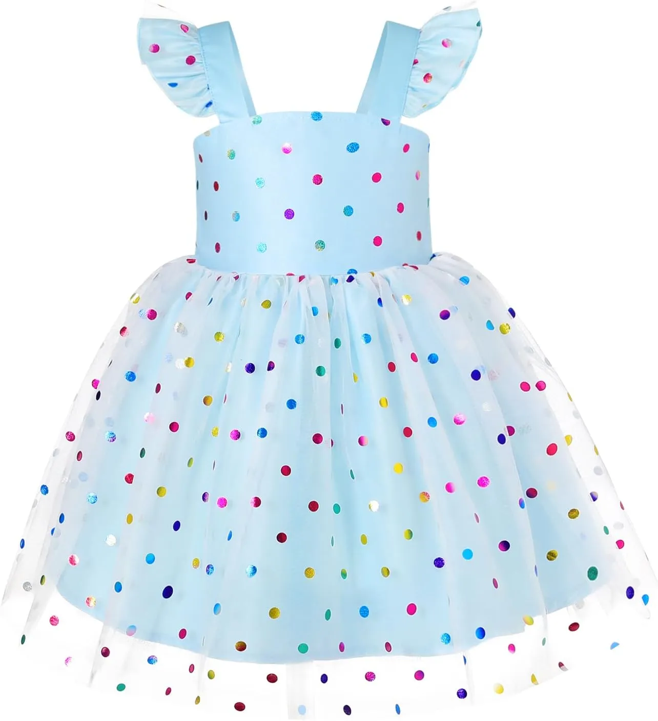 YOUNGER TREE Toddler Girl Tutu Dress Tulle Summer Dresses Party Princess Sundress for 1-6Y