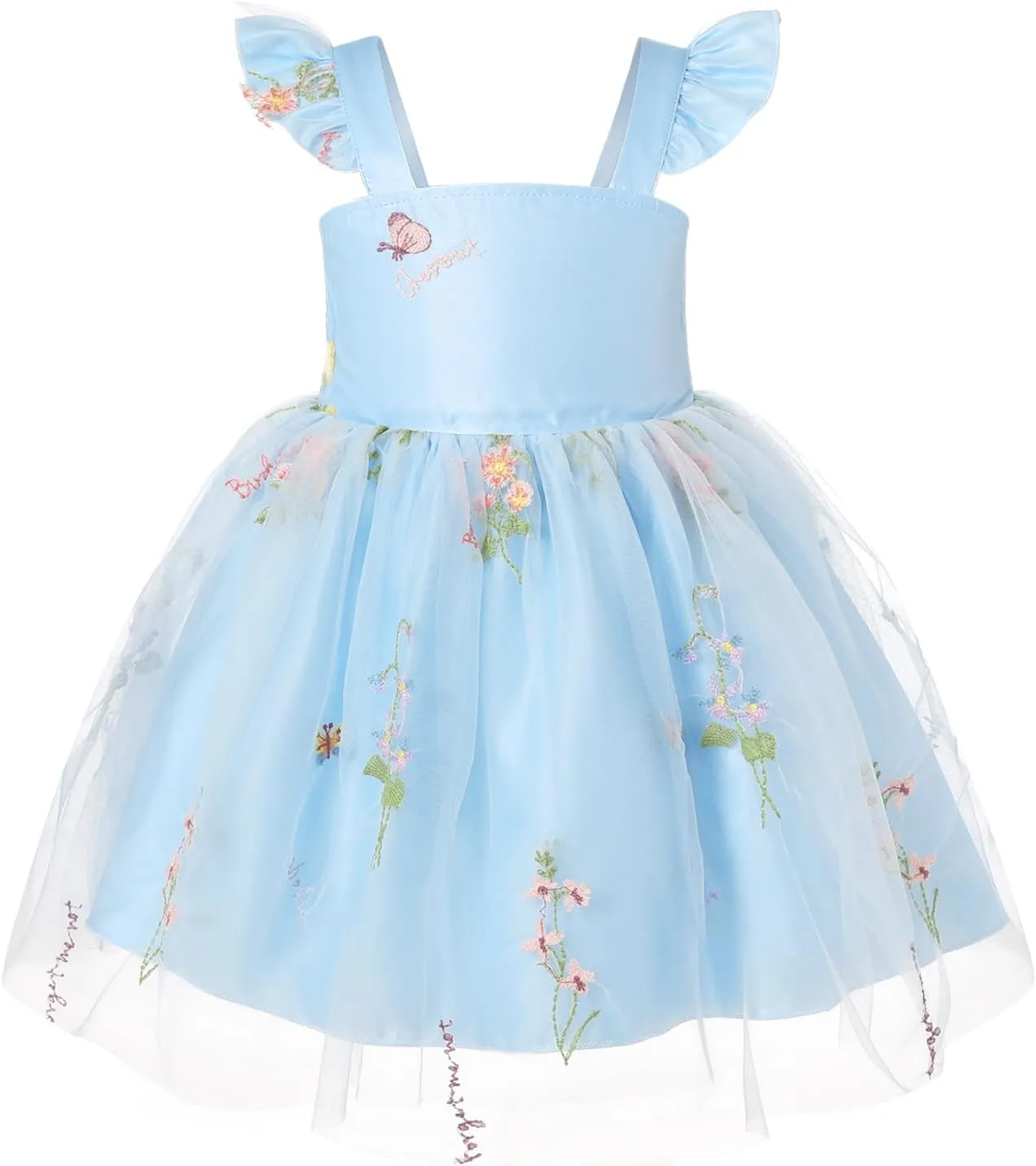 YOUNGER TREE Toddler Girl Tutu Dress Tulle Summer Dresses Party Princess Sundress for 1-6Y
