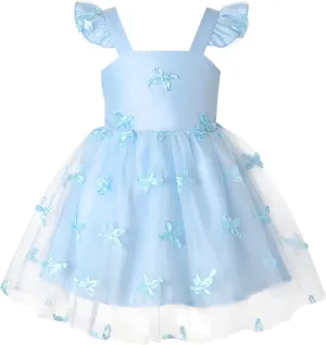 YOUNGER TREE Toddler Girl Tutu Dress Tulle Summer Dresses Party Princess Sundress for 1-6Y