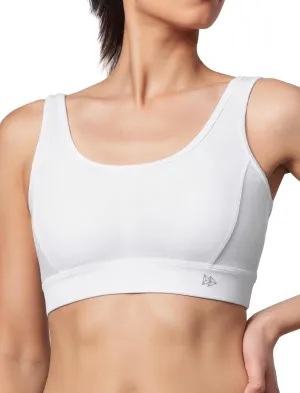 Yvette Sports Bras for Women Lightweight Series Yoga Bras Soft U Back Workout Tops with Detachable Pads