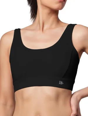 Yvette Sports Bras for Women Lightweight Series Yoga Bras Soft U Back Workout Tops with Detachable Pads