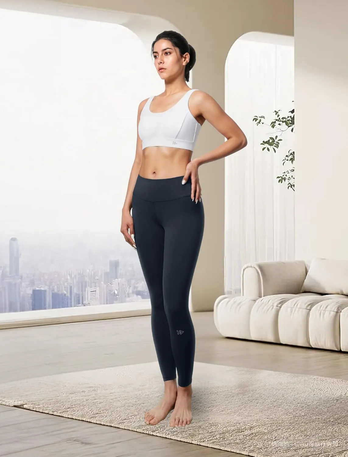 Yvette Sports Bras for Women Lightweight Series Yoga Bras Soft U Back Workout Tops with Detachable Pads